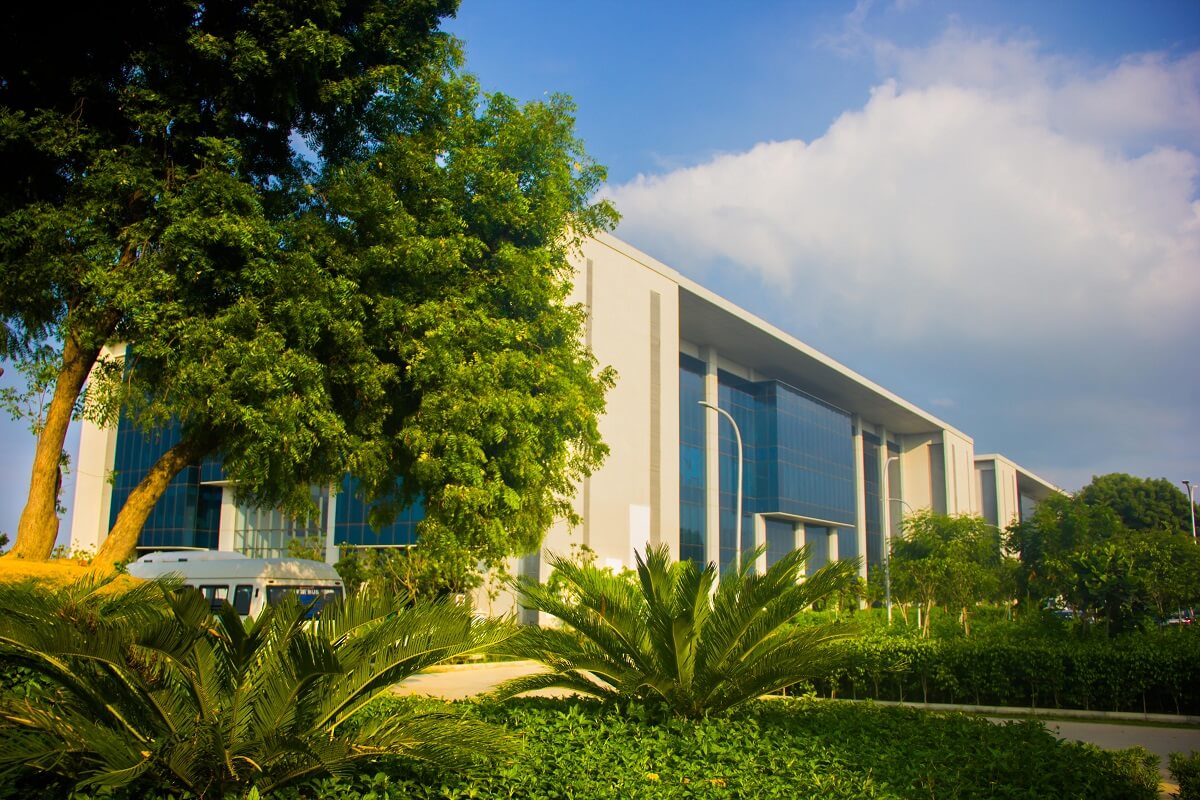 Bennett University main academic block Greater Noida