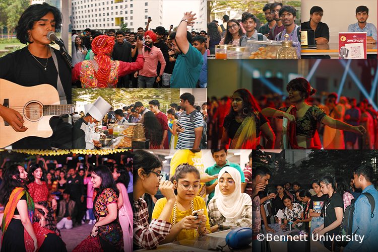 Cultural fest campus life student events Greater Noida private university